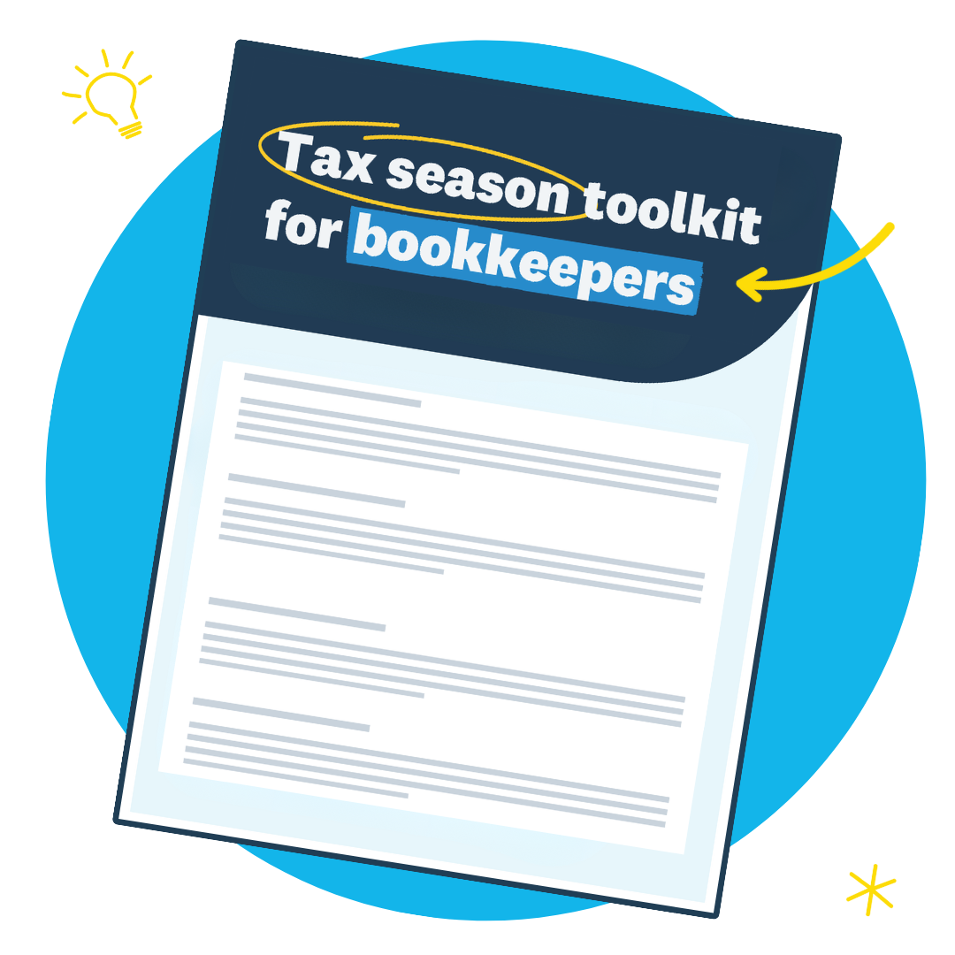 Cover of Xero's essential tax season toolkit for bookkeepers.